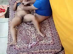 Sexy girl fucking in her home